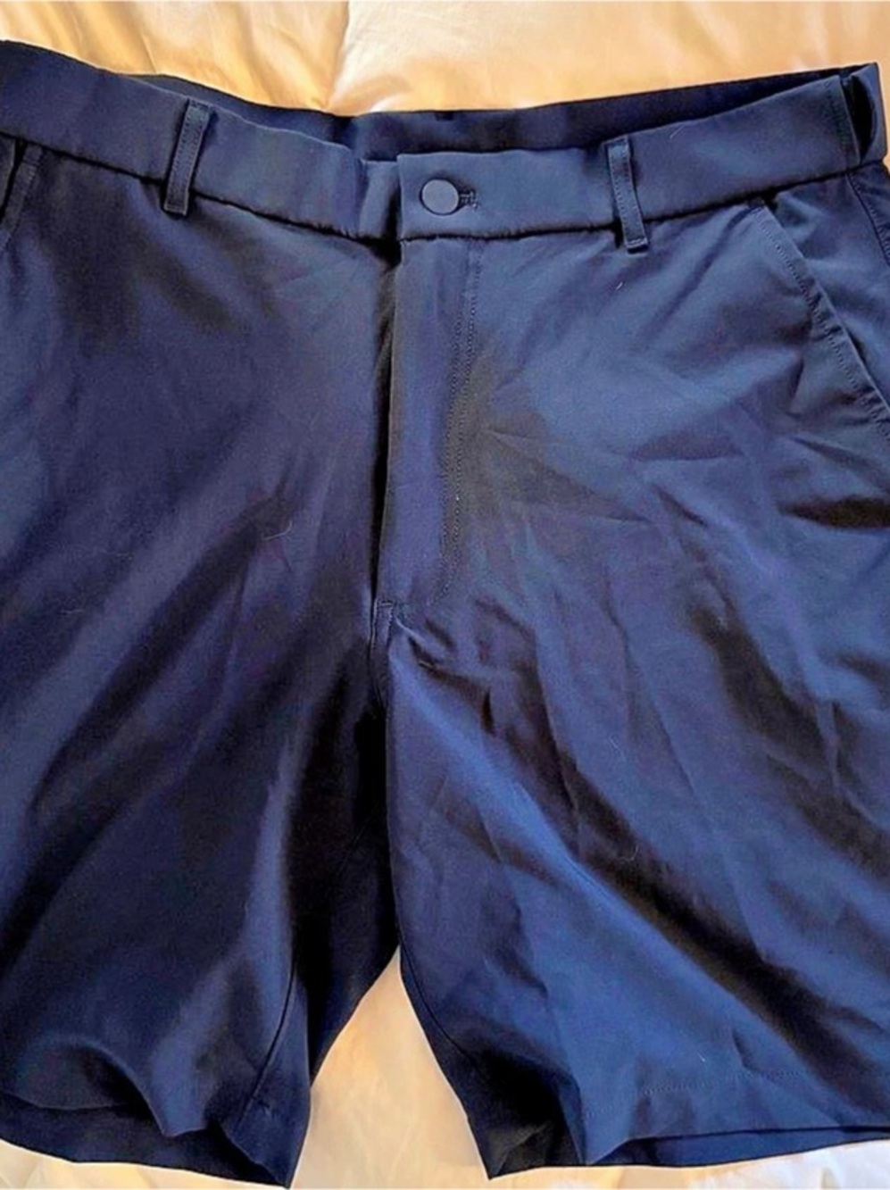 Greg Norman NWOT Men's Black Flat Front Shorts Waist 34
